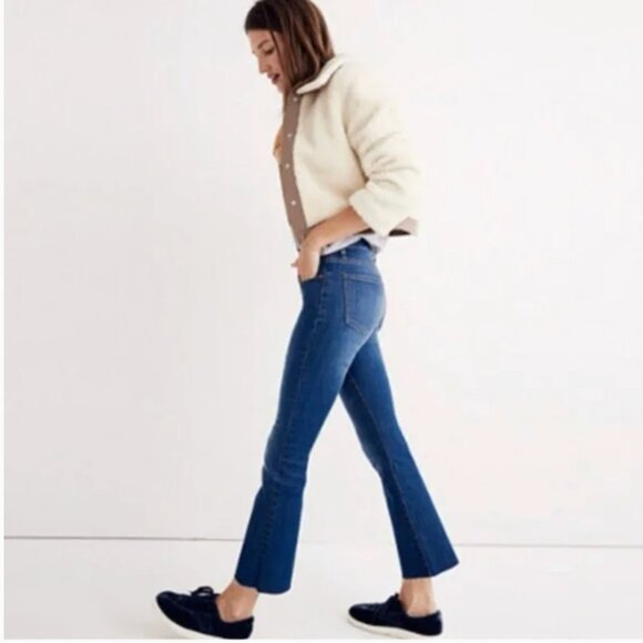 Madewell Cali-Demi Boot Jeans Split Hem Edition - Picture 3 of 4